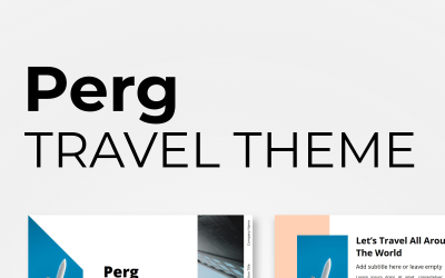 Perg - Szablon prezentacji podróży PowerPoint