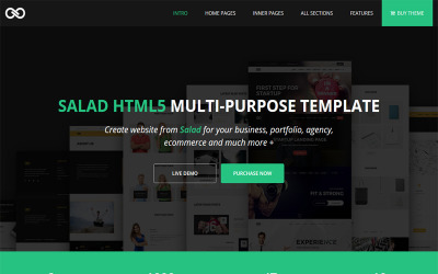 Salad – Multipurpose HTML Website Template