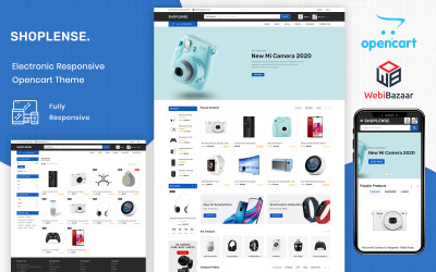 Shoplense - Premium Electronics Store OpenCart Template