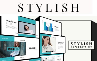 Style - Fashion Urban PowerPoint szablon