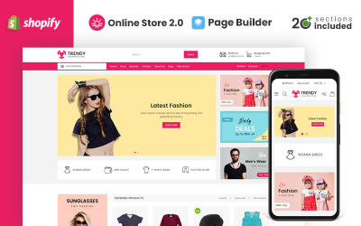 Trendy Fashion Store Shopify Theme