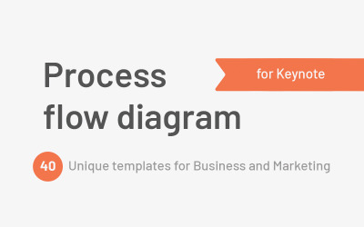 Diagrama de flujo de proceso: plantilla de Keynote