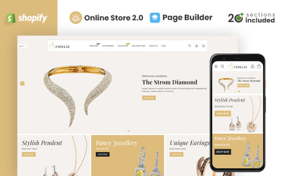 Fidelis Jewellery Store Shopify-tema
