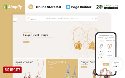 Fidelis Mücevher Mağazası Shopify Teması