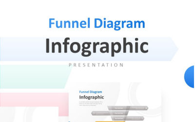 4 szintű értékesítési tölcsér Folyamat újraküldése PowerPoint sablon