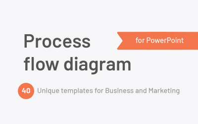 Modello di PowerPoint diagramma di flusso di processo