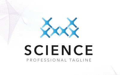 Modelo de logotipo da ciência