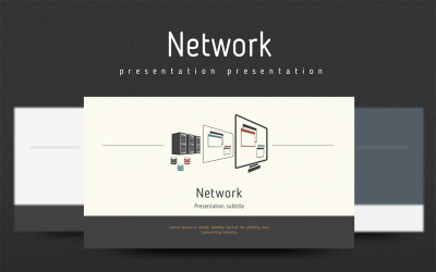 Nätverk PowerPoint-mall