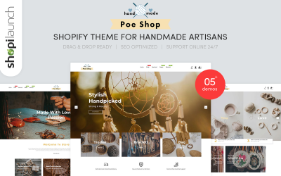 PoeShop - Tema Shopify per artigiani fatti a mano