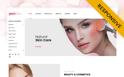 Portfox - Kosmetikgeschäft Shopify Theme