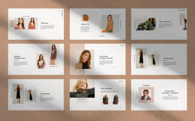 Cantique Minimal - szablon Keynote