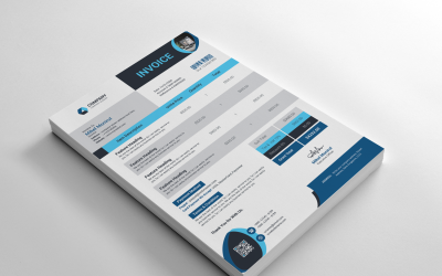 Factura - Plantilla de identidad corporativa