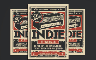 Indie Music Show - mall för företagsidentitet