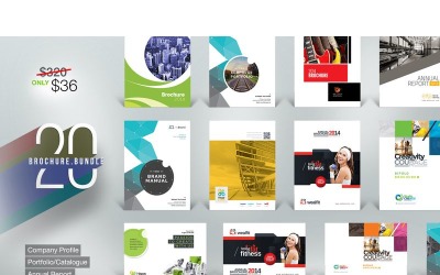 Brochure Bundle - Vállalati-azonosság sablon