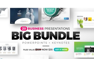 Шаблон PowerPoint Big Bundle