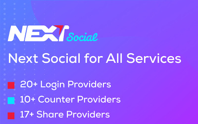 Social Login / Share / Counter - Next Social WordPress Plugin