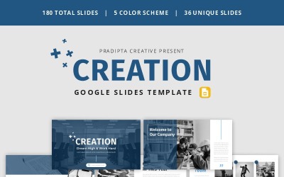Creación: plantilla de presentación creativa y elegante de Google Slides