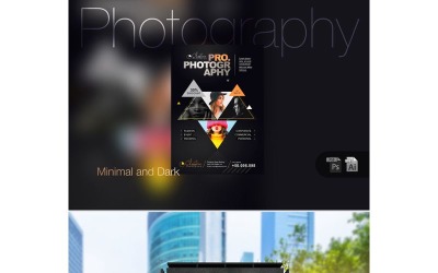 Dark Photography Poster - Corporate Identity Template