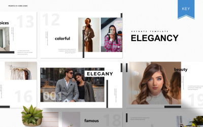 Elegancia - Keynote sablon