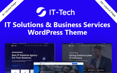 IT-Tech IT Solution &amp;amp; Technology WordPress Theme