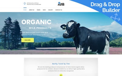 Dairy Farm Moto CMS 3 Template