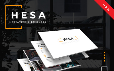 Hesa Creative Business - основний шаблон