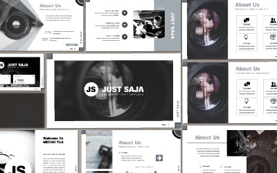 Just Saja-presentatie - Keynote-sjabloon