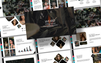 Weird Creative Presentation Google Slides