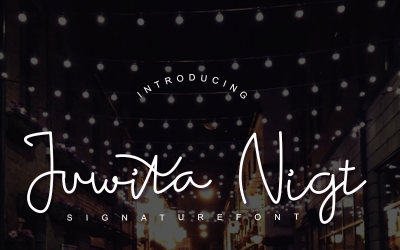 Juwita Night Font