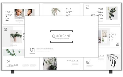 Quicksand - шаблон Keynote