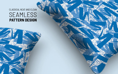 Random standard ribbon scattered repeat design Pattern #99105
