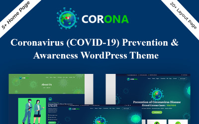 Corona (Covid-19) Preventie WordPress-thema