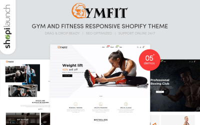GymFit - responsywny motyw Shopify Gym and Fitness