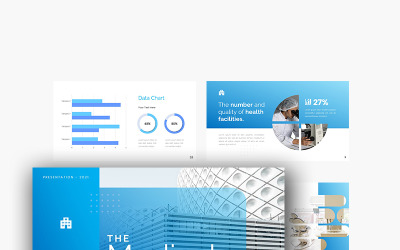 MEDICIN - Presentationsmall för hälsofaciliteter Google Slides