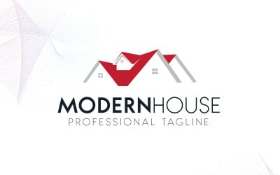 ModernHouse Logo sjabloon