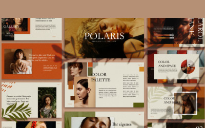 PowerPoint šablona prezentace Polaris