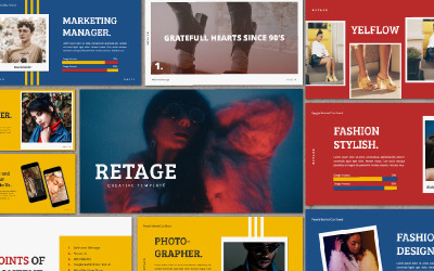Szablon prezentacji PowerPoint RETAGE