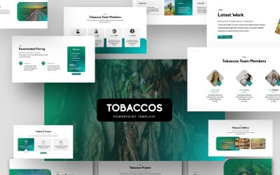 TOBACCOS PowerPoint template