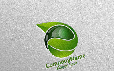 Water Drop and Cleaning Design Logo Template