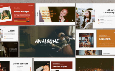 Analogue Presentation PowerPoint template