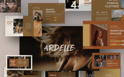 ARDELLE Sunum PowerPoint şablonu