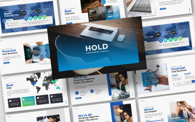 HOLD Presentation PowerPoint template