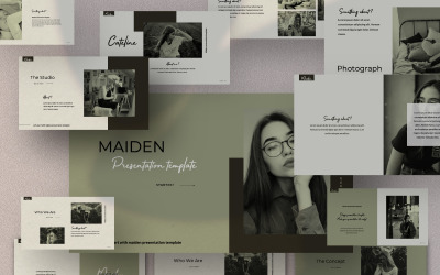 MAIDEN Szablon prezentacji PowerPoint