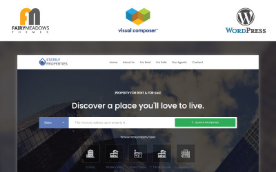 Majestátní Vlastnosti - Téma WordPress v oblasti nemovitostí