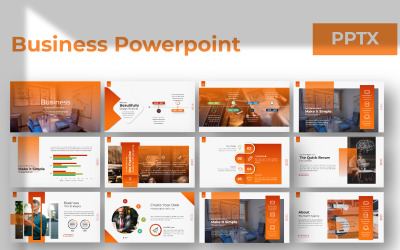 Obchodní prezentace PowerPoint šablona