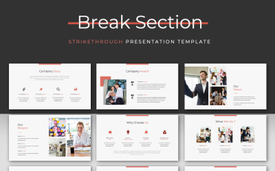 STRIKETHROUGH - Szablon prezentacji PowerPoint
