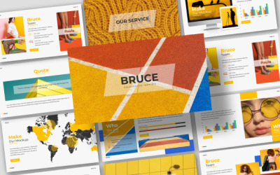 Szablon Bruce Creative PowerPoint