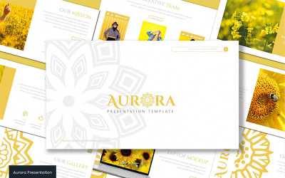 Aurora PowerPoint-sjabloon