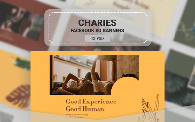 Charies Facebook Ads Banners Social Media Template
