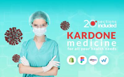 Modello per negozio online KarDone Medicine Tema Shopify